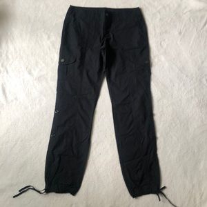 Black Boston Proper convertible cargo pants. Size 10